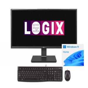 LOGIX Intel Quad Core 27 Inch Full HD All-in-One Family Desktop PC with 12GB RAM and 512GB SSD