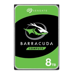 Seagate BarraCuda ST8000DM004 8TB Desktop Hard Drive 3.5" SATA III 5400RPM 256MB Cache Internal Hard Drive