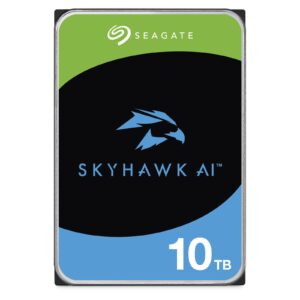Seagate SkyHawk Surveillance AI Internal Hard Drive 10TB 3.5 Inch SATA III 7200RPM
