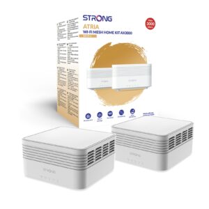 Strong MESHKITAX3000UK AX3000 Whole Home Wi-Fi 6 Mesh System (2 Pack) - 3