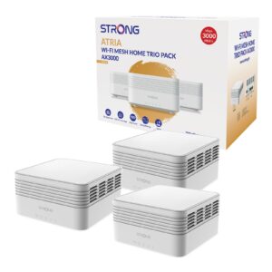Strong MESHTRIAX3000UK AX3000 Whole Home Wi-Fi 6 Mesh System (3 Pack) - 5