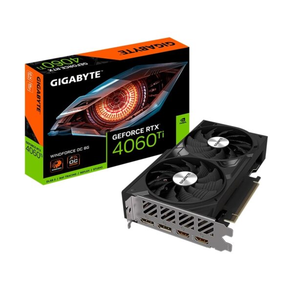 Gigabyte NVIDIA GeForce RTX 4060 Ti WINDFORCE OC 8G Graphics Card