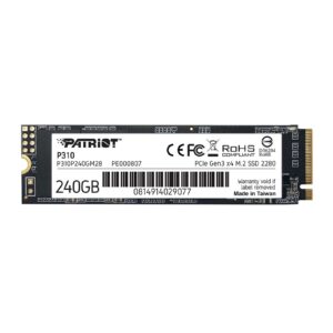 Patriot P310 (P310P240GM28) 240GB NVMe SSD
