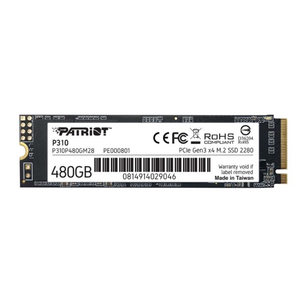 Patriot P310 (P310P480GM28) 480GB NVMe SSD