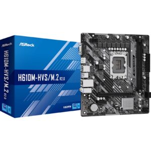 ASRock H610M-HVS/M.2 R2.0 Super Alloy Intel 1700 Socket Motherboard