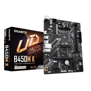 Gigabyte B450M K Ultra Durable AMD AM4 Socket Motherboard