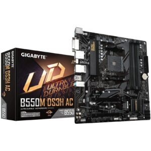 Gigabyte B550M DS3H AC Ultra Durable AMD AM4 Socket Motherboard