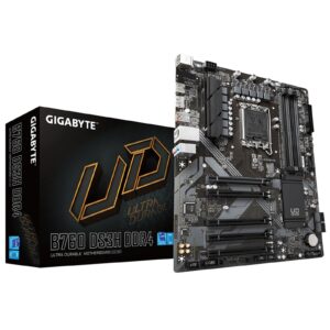 Gigabyte B760 DS3H DDR4 Ultra Durable Intel 1700 Socket Motherboard