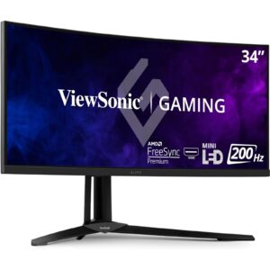 ViewSonic XG341C-2K 34-inch Ultrawide Curved Gaming Monitor
