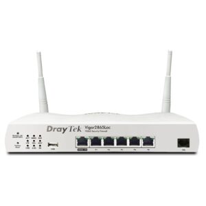 DrayTek V2865LAX-5G-K Vigor 2865Lax 5G Wireless 6 AX Multi-WAN Firewall VDSL/5G Integrated Modem Router with VOIP Functionality