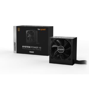 be quiet! System Power 10 750W PSU 80 PLUS Bronze Power Supply with Temperature Controlled Fan & 12V Rail