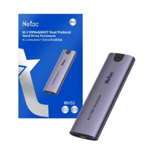 Netac M.2 NVMe/SATA External Enclosure