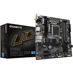 Gigabyte B760M DS3H AX DDR4 Ultra Durable Intel 1700 Socket Motherboard