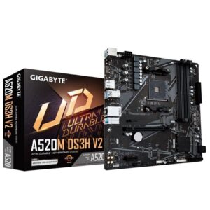 Gigabyte A520M DS3H V2 Ultra Durable AMD AM4 Socket Motherboard