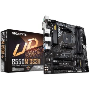 Gigabyte B550M DS3H Ultra Durable AMD AM4 Socket Motherboard