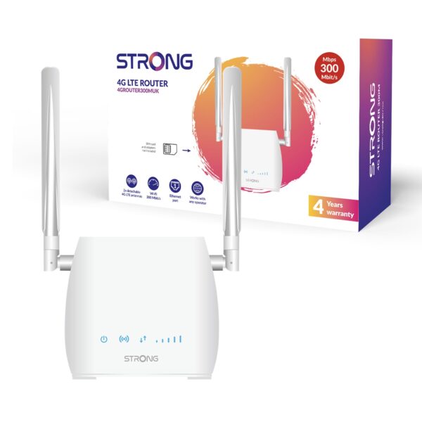 Strong 4GROUTER300MUK 4G LTE CAT4 Unlocked Mobile Broadband Wireless Router