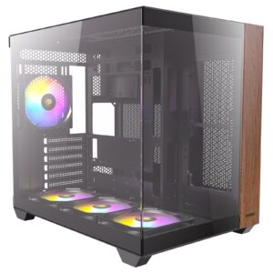 Antec CX800 Wood ARGB Mid-Tower PC Case - 270' Panoramic View