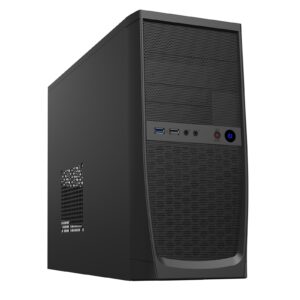 CiT Elite Micro Tower 1 x USB 3.0 / 1 x USB 2.0 Black Case with 500W PSU