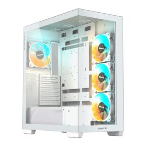 Gigabyte C500 Panoramic Stealth Ice RGB Gaming PC Case