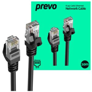 Prevo CAT6-BLK-20M Network Cable