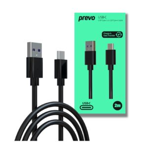 Prevo USBA-USBC-2M Data Cable