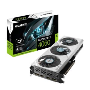 Gigabyte NVIDIA GeForce RTX 4060 EAGLE OC ICE 8G Graphics Card