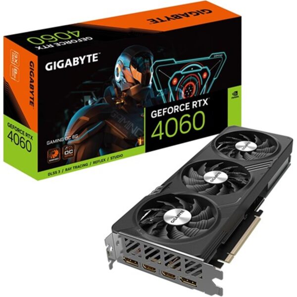 Gigabyte NVIDIA GeForce RTX 4060 GAMING OC 8G Graphics Card