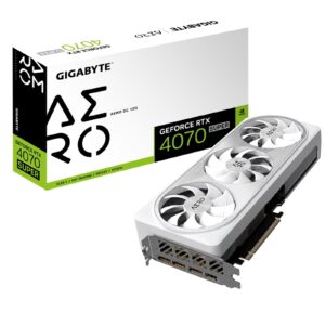 Gigabyte NVIDIA GeForce RTX 4070 SUPER AERO OC 12G Graphics Card