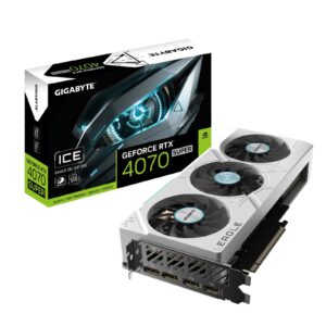 Gigabyte NVIDIA GeForce RTX 4070 SUPER EAGLE OC ICE 12G Graphics Card