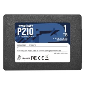 Patriot P210 (P210S1TB25) 1TB 2.5 Inch SSD