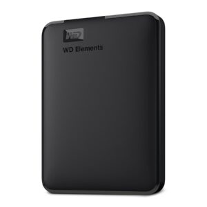 WD Elements 1TB USB 3.0 Black Portable External Hard Drive