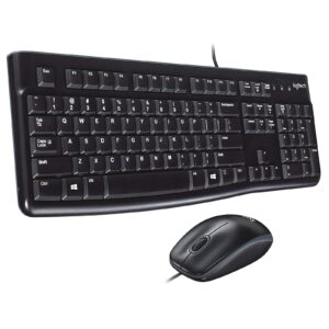 Logitech MK120 Wired Keyboard and Mouse Combo for Windows