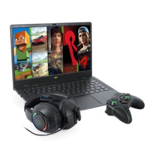 Geo GeoBook 14X Laptop with Gaming Accessory Bundle