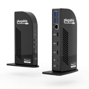 Plugable UD-ULTCDL USB-C Triple Monitor 4K 96W USB-C PD DisplayLink Certified Docking Station