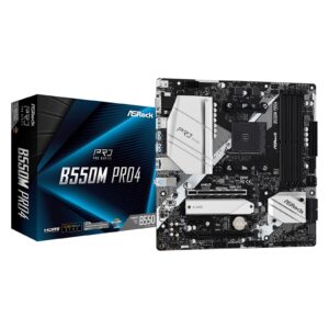 ASRock B550M Pro4 AMD AM4 Socket Motherboard