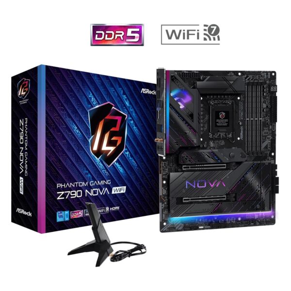 ASRock Z790 Nova WiFi PHANTOM GAMING Intel 1700 Socket Motherboard