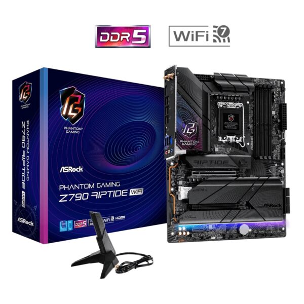 ASRock Z790 Riptide WiFi PHANTOM GAMING Intel 1700 Socket Motherboard