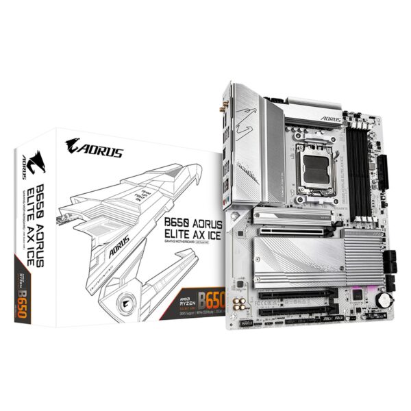 Gigabyte B650 AORUS ELITE AX ICE AMD AM5 Socket Motherboard