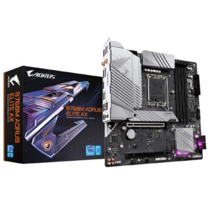 Gigabyte B760M AORUS ELITE AX Intel 1700 Socket Motherboard