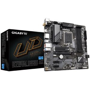 Gigabyte B760M DS3H AX Ultra Durable Intel 1700 Socket Motherboard