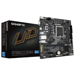 Gigabyte B760M H DDR4 Ultra Durable Intel 1700 Socket Motherboard