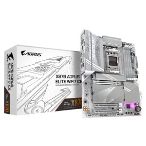 Gigabyte X870 AORUS ELITE WIFI7 ICE AMD AM5 Socket Motherboard