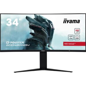 iiyama G-Master GCB3480WQSU-B1 34 Inch Red Eagle Ultra Wide Curved Gaming Monitor