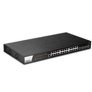 DrayTek VSP2282X-K VigorSwitch P2282x 24 Port POE Fully Managed Layer 2+ Switch with 4x 10GbE SFP Ports