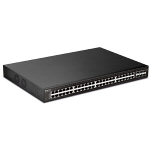 DrayTek VSP2540XS-K VigorSwitch P2540XS 48 Port POE Fully Managed Layer 2+ Switch with 6x 10GbE SFP Ports