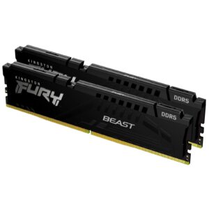 Kingston 64GB 6400MT/s DDR5 CL32 DIMM (Kit of 2) FURY Beast Black XMP