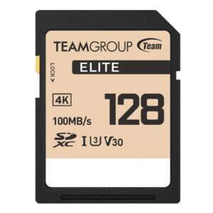 Team TESDXC128GIV3069 Elite 4k Flash Memory Card