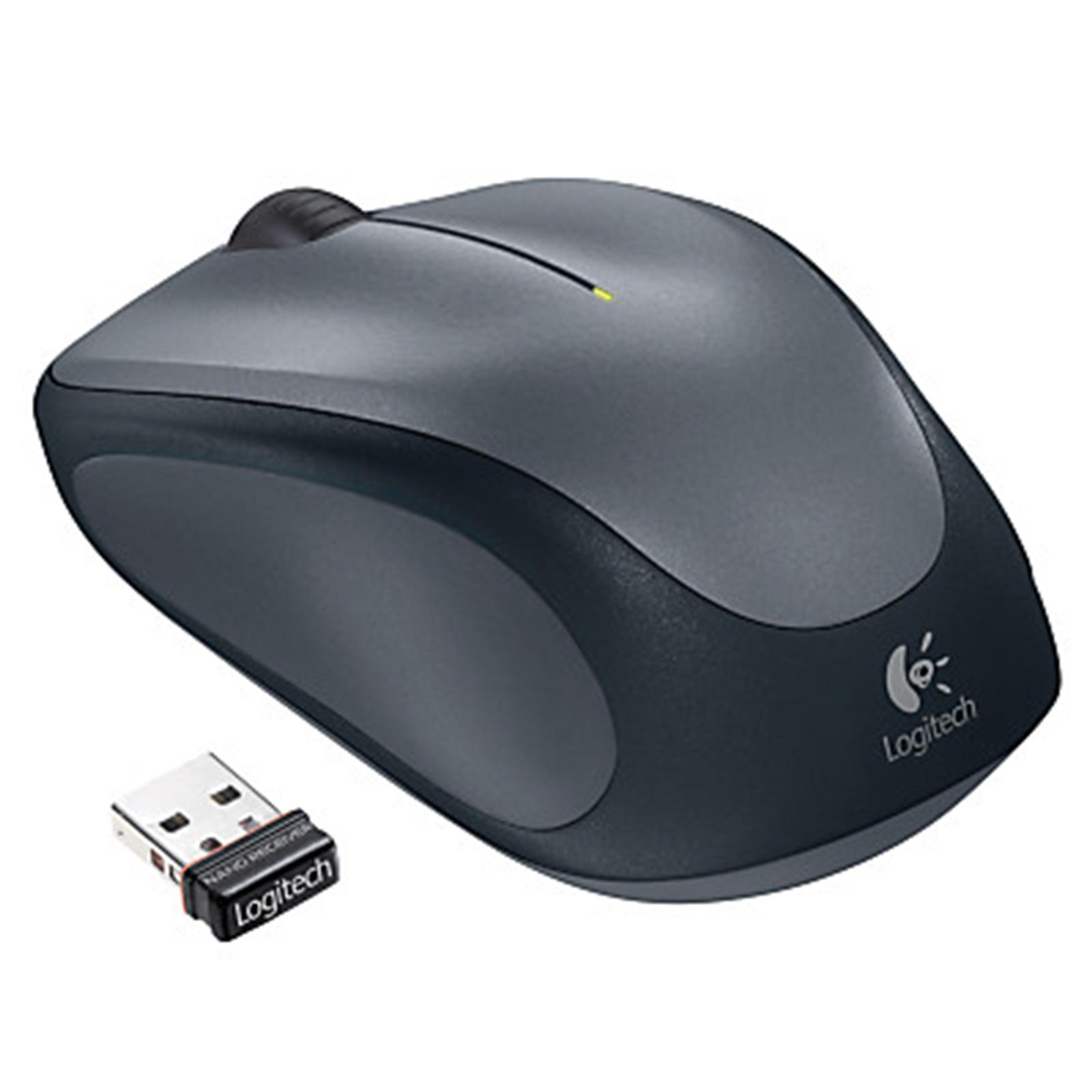 Logitech M235 Black and Grey Wireless Compact Design Optical Mouse - My CMS Logitech M235 Black and Grey Wireless Compact Design Optical Mouse
