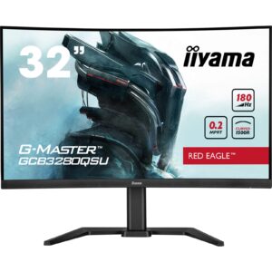 iiyama G-Master GCB3280QSU-B2  Red Eagle 32 Inch Curved Gaming Monitor