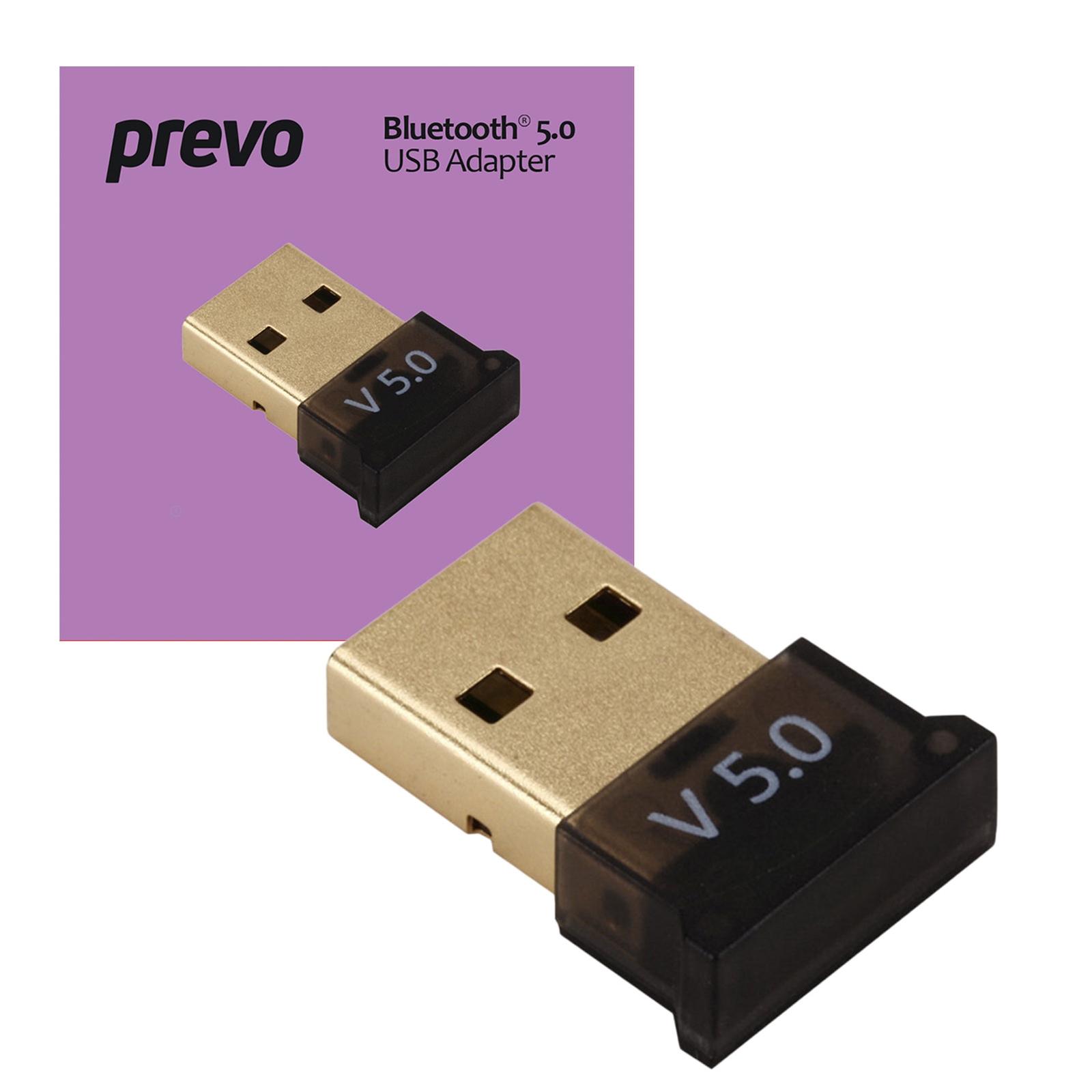 Prevo USBBT Bluetooth 5.0 USB Adapter - My CMS Prevo USBBT Bluetooth 5.0 USB Adapter